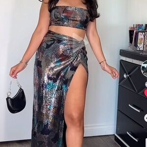 Sequin 2 piece dress Size Small